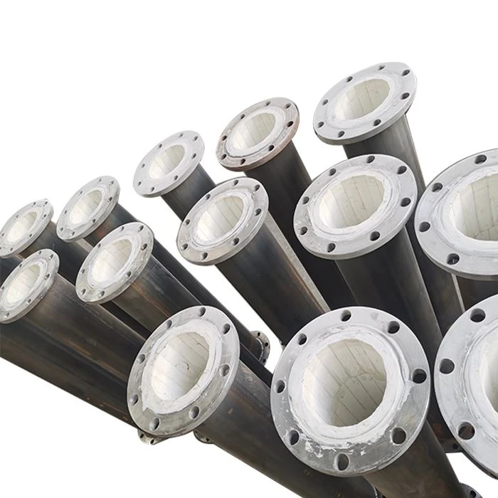 Metal Ceramic Lined Composite Pipe